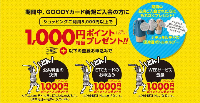 期間中新規ご入会された方にもれなくプレゼント!ナチュラルデイズ保冷温ボトルホルダー