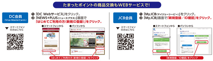 WEBサービスの登録方法