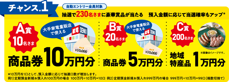 キャンペーン概要（チャンス1）