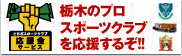 とちぎスポーツクラブ 応援金サービス　栃木のプロスポーツクラブを応援するぞ！！