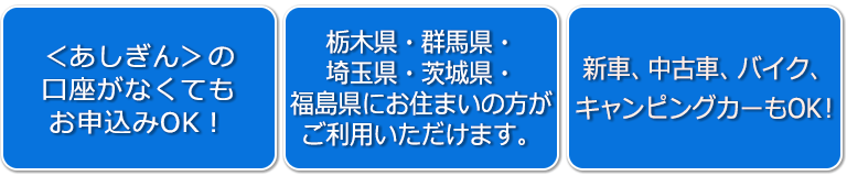 マイカーローン かりる 個人のお客さま 足利銀行