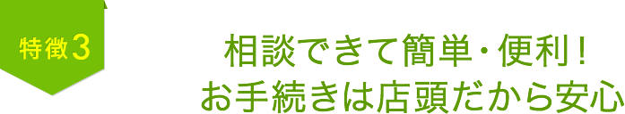 ����3 ���k�ł��ĊȒP�E�֗��I���葱���͓X����������S