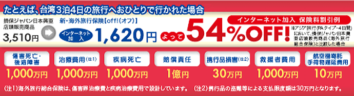 保険料割引例54%OFF!!