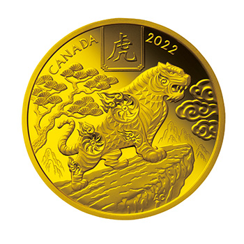 100カナダドル金貨裏面