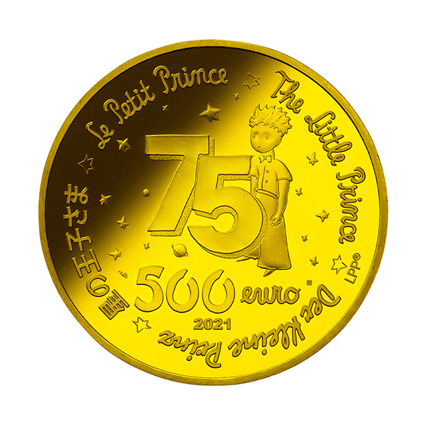 500ユーロ金貨 裏面